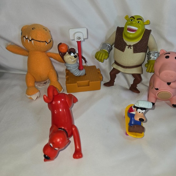McDonald's Happy Meal Toy Lot 60+ 1980s to 2000s Shrek Disney Pixar Looney Tunes - Picture 3 of 16